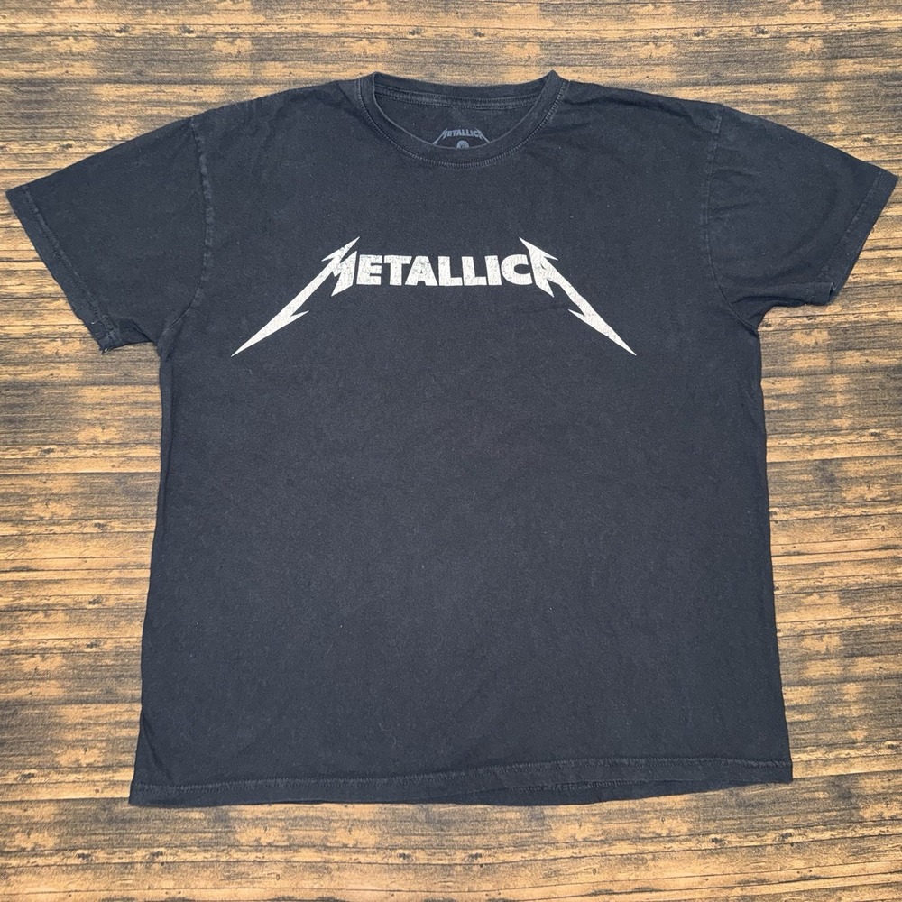 Metallica Music Band Metal Mens XL Black Short Sleeve T-Shirt